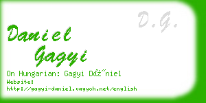 daniel gagyi business card